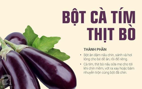 Tổng hợp các món ăn dặm cho bé