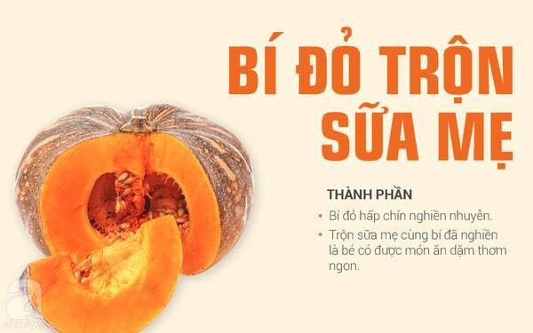 Tổng hợp các món ăn dặm cho bé